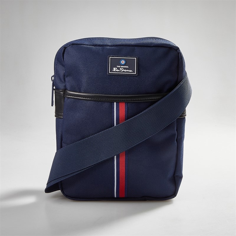 Ben Sherman Mens Cohen Cross Body Bag Navy - Image 2