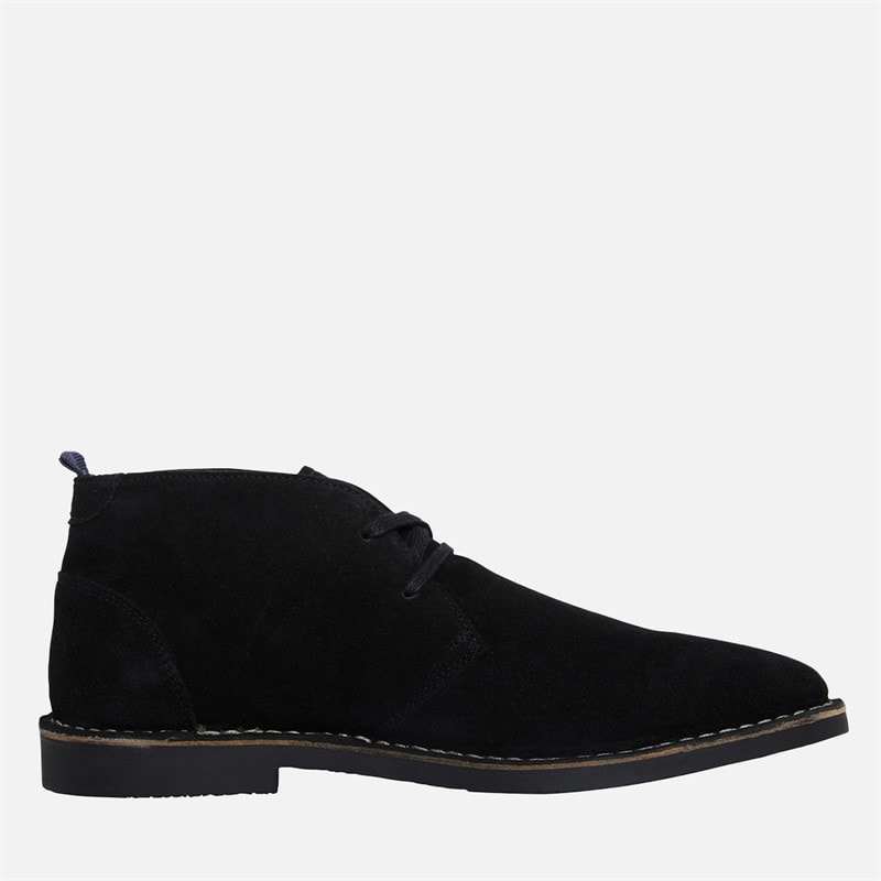 Ben Sherman Mens Hemmings Suede Chukka Boots Black - Image 5