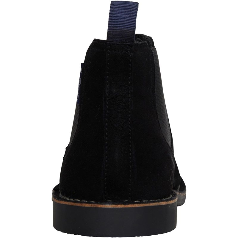 Ben Sherman Mens Garcia Suede Chukka Chelsea Boots Black - Image 3