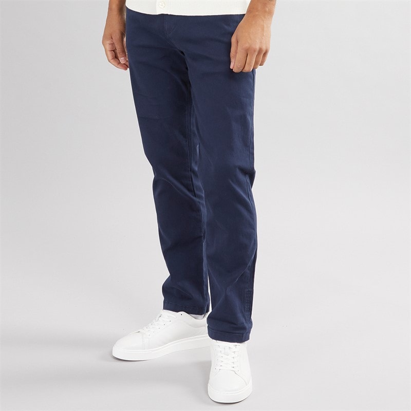 Ben Sherman Mens Slim Fit Stretch Chinos Dark Navy