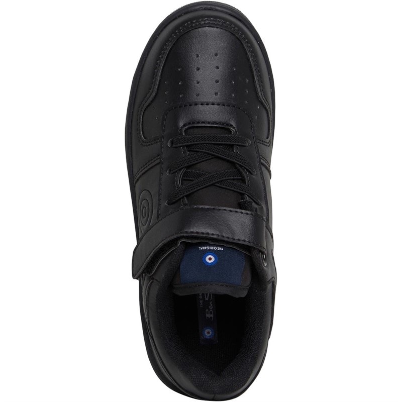 Ben Sherman Junior Boys Bronx Strap Trainers Black - Image 4
