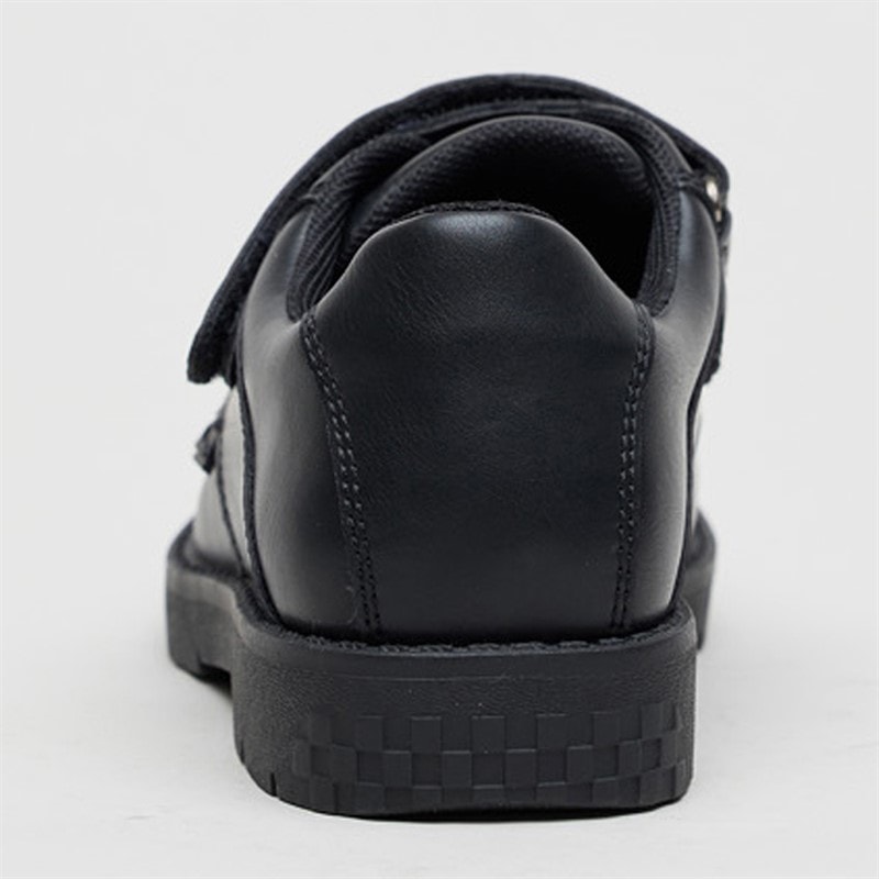 Ben Sherman Junior Boys Strum Double Strap School Shoes Black - Image 4