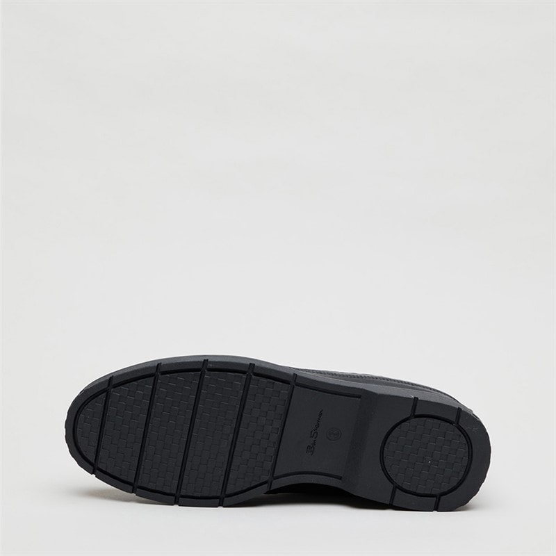 Ben Sherman Junior Boys Strum School Shoes Black - Image 5