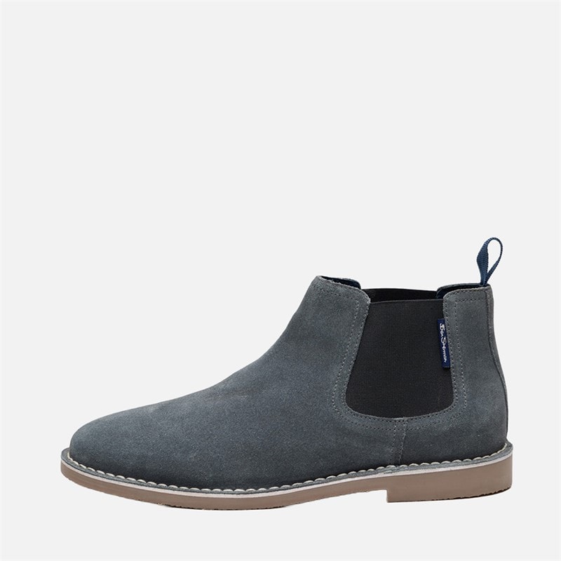 Ben Sherman Mens Garcia Chelsea Boots Grey