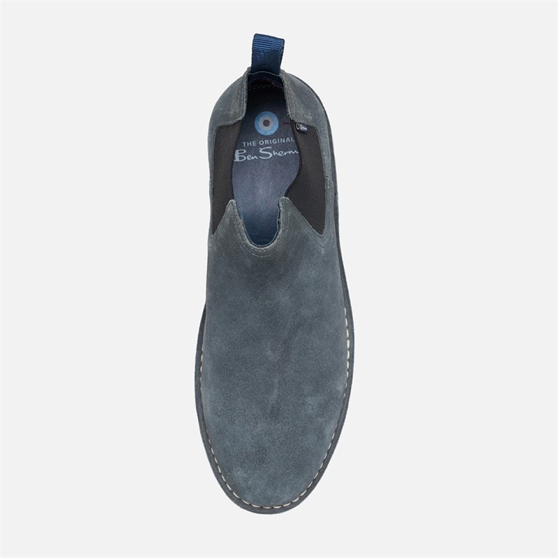 Ben Sherman Mens Garcia Chelsea Boots Grey - Image 3