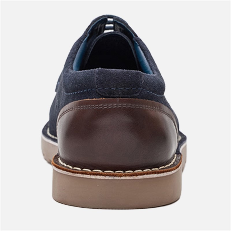 Ben Sherman Mens Daltrey Shoes Navy/Brown - Image 4