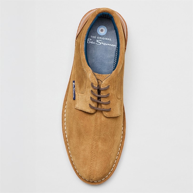 Ben Sherman Mens Daltrey Shoes Tan/Tan - Image 3