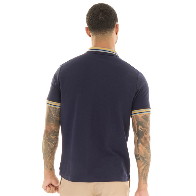 Ben Sherman Mens House Collar Polo Shirt Marine - Image 2