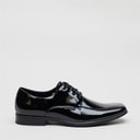 Ben Sherman Mens Durham Lace Shoes Black Patent