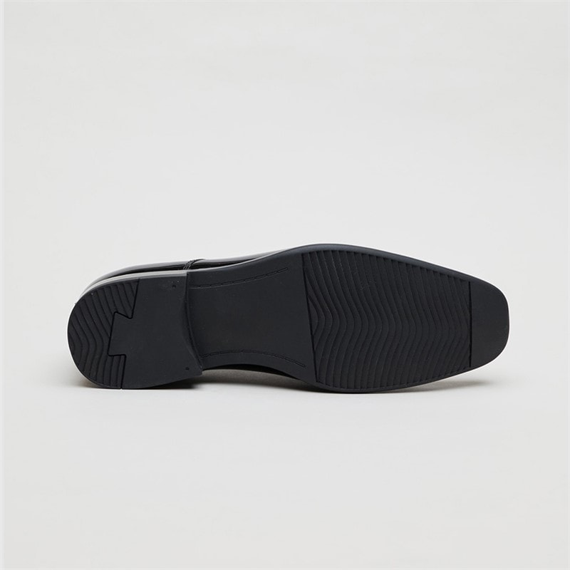 Ben Sherman Mens Durham Lace Shoes Black Patent - Image 5