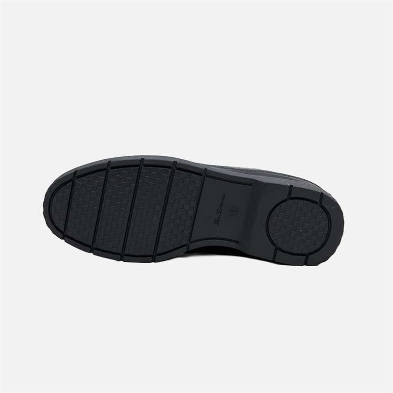 Ben Sherman Mens Strum Velcro Shoes Black - Image 5