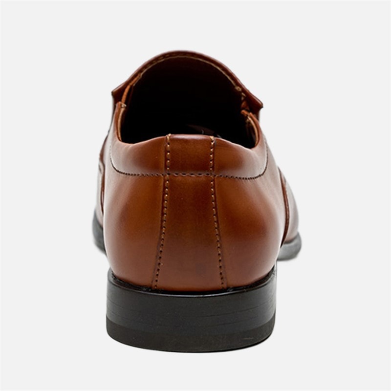 Ben Sherman Mens Durham Shoes Tan Burnish - Image 4
