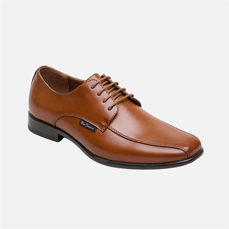 Ben Sherman Mens Durham Shoes Tan Burnish - Image 2