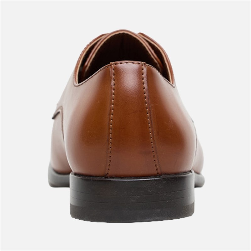 Ben Sherman Mens Durham Shoes Tan Burnish - Image 4