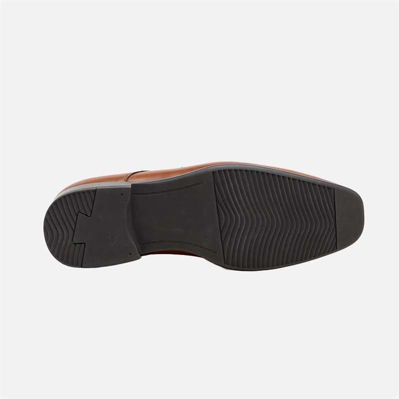 Ben Sherman Mens Durham Shoes Tan Burnish - Image 5