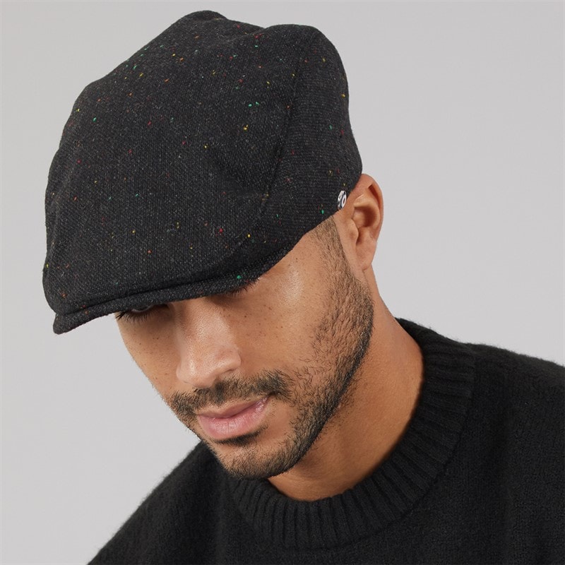 Ben Sherman Mens Flat Cap Grey Speck - Image 2