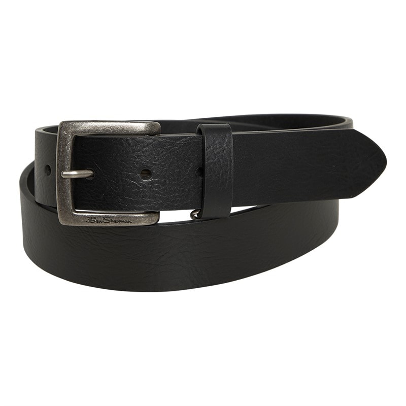 Ben Sherman Mens Oliver Belt Black - Image 1