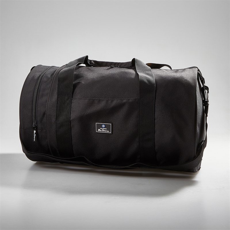 Ben Sherman Mens Steiger Barrel Bag Black