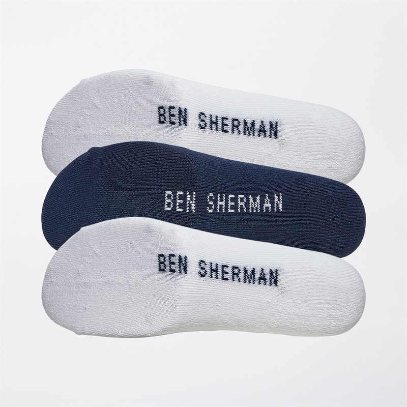 Ben Sherman Mens Six Pack Boxers And Six Pack Socks Gift Set White/Black/Navy - Image 2