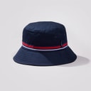 Ben Sherman Mens Mod Stripe Water Resistant Bucket Hat Navy