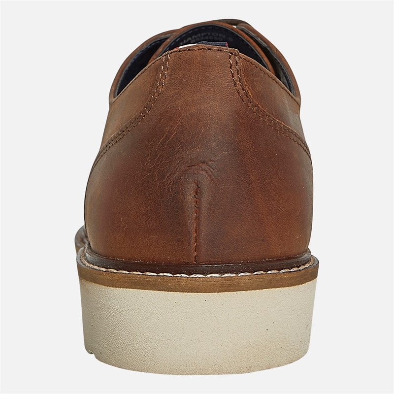 Ben Sherman Mens Hampton Derby Shoes Brown - Image 3