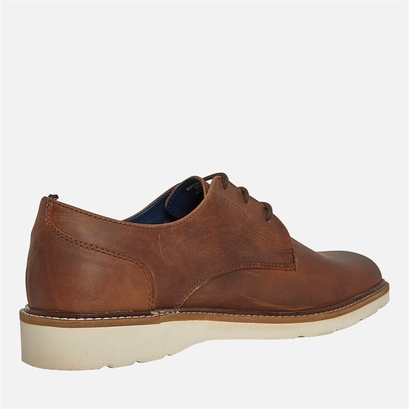 Ben Sherman Mens Hampton Derby Shoes Brown - Image 5