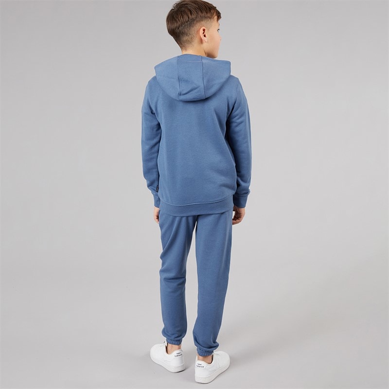 Ben Sherman Boys Graphic Hoodie And Joggers Tracksuit Set Blue Horizon - Image 2