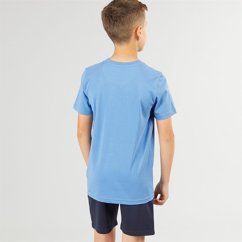 Ben Sherman Boys Graphic T-Shirt And Shorts Set Campanula - Image 2