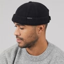 Ben Sherman Mens Brokey Docker Beanie Black
