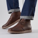 Ben Sherman Mens Townshend 2 Chukka Boots Waxy Brown