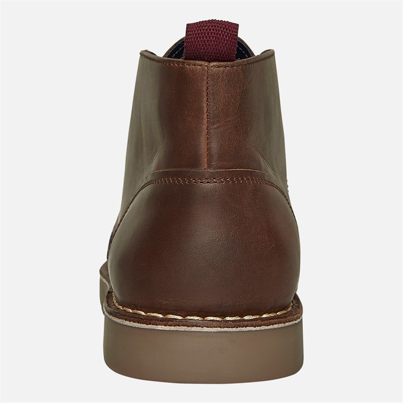 Ben Sherman Mens Townshend 2 Chukka Boots Waxy Brown - Image 3