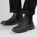 Ben Sherman Mens Vincent Chelsea Boots Black