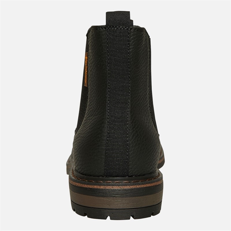 Ben Sherman Mens Vincent Chelsea Boots Black - Image 3