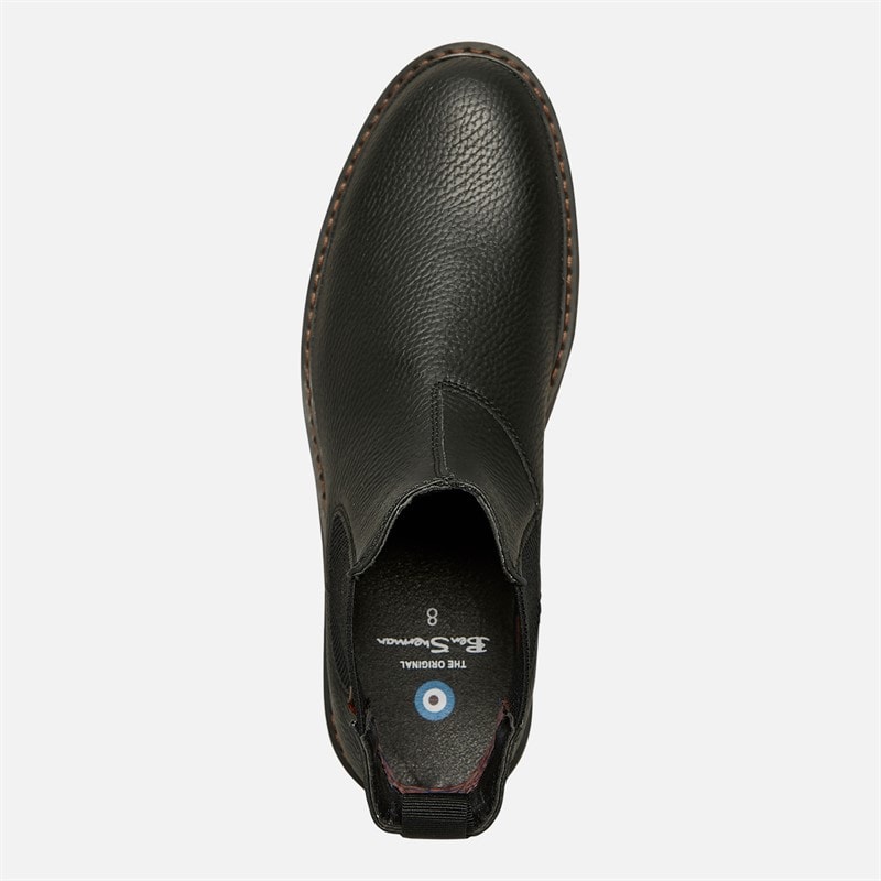 Ben Sherman Mens Vincent Chelsea Boots Black - Image 4