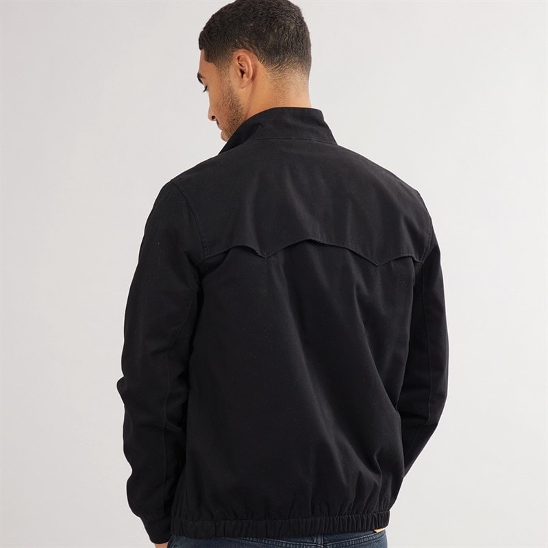 Ben Sherman Mens Signature Harrington Jacket Black - Image 2