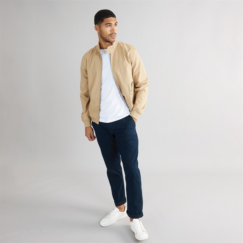 Ben Sherman Mens Signature Harrington Jacket Sand - Image 4
