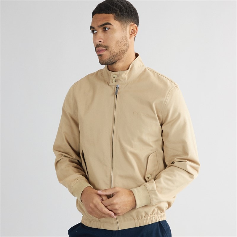Ben Sherman Mens Signature Harrington Jacket Sand - Image 5