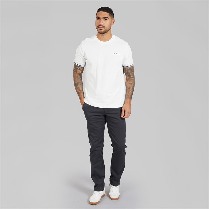 Ben Sherman Mens Chinos Charcoal - Image 3
