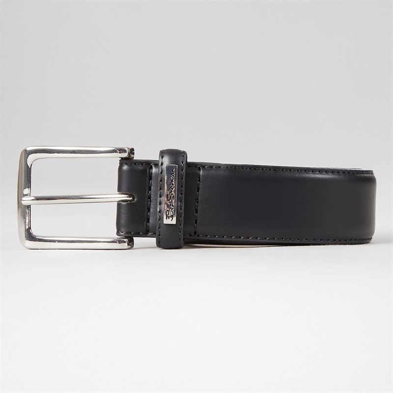 Ben Sherman Mens Curtis Belt Black