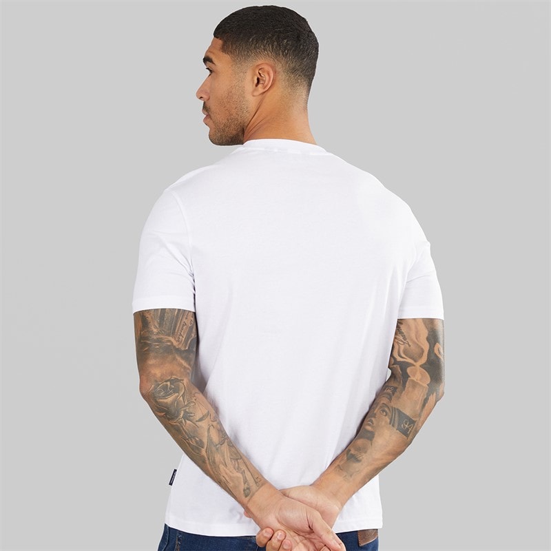 Ben Sherman Mens Ice Cream Splat Target Graphic T-Shirt White - Image 2