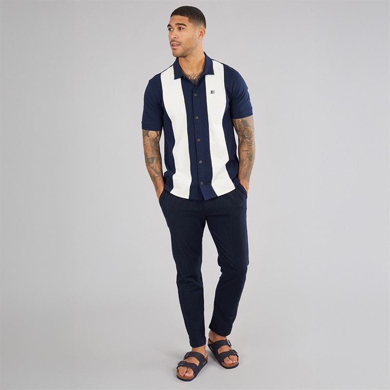 Ben Sherman Mens Mid Pique Polo Shirt Dark Navy - Image 4