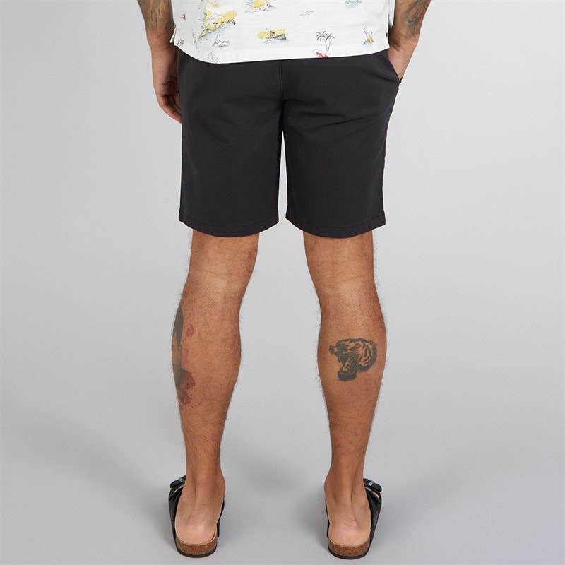 Ben Sherman Mens Chino Shorts Black - Image 2