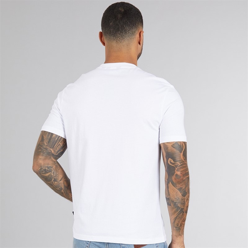 Ben Sherman Mens Core Stripe T-Shirt White - Image 2