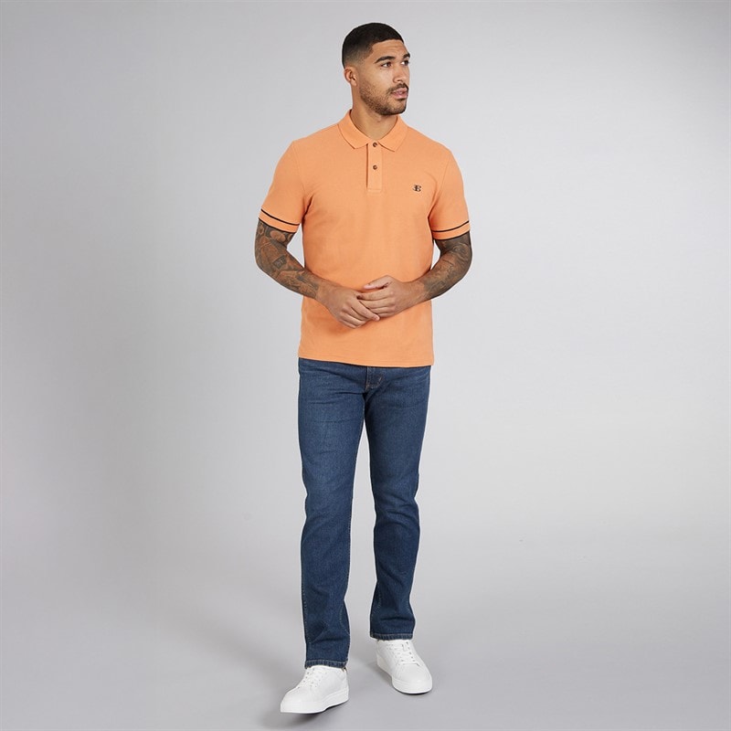 Ben Sherman Mens Polo Shirt Sunblush - Image 4
