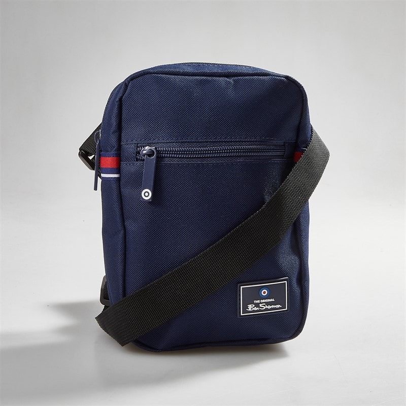 Ben Sherman Mens Bremner 2 Crossbody Bag Navy - Image 2