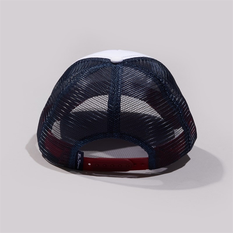 Ben Sherman Mens Record Shop Trucker Cap Navy - Image 2