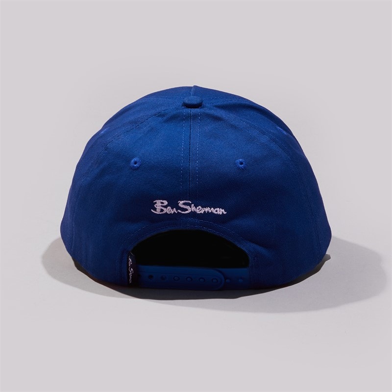 Ben Sherman Mens Target Stripe Cap Royal - Image 2