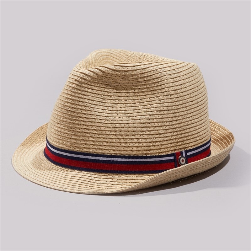 Ben Sherman Mens Straw Hat Ecru Tbc - Image 1
