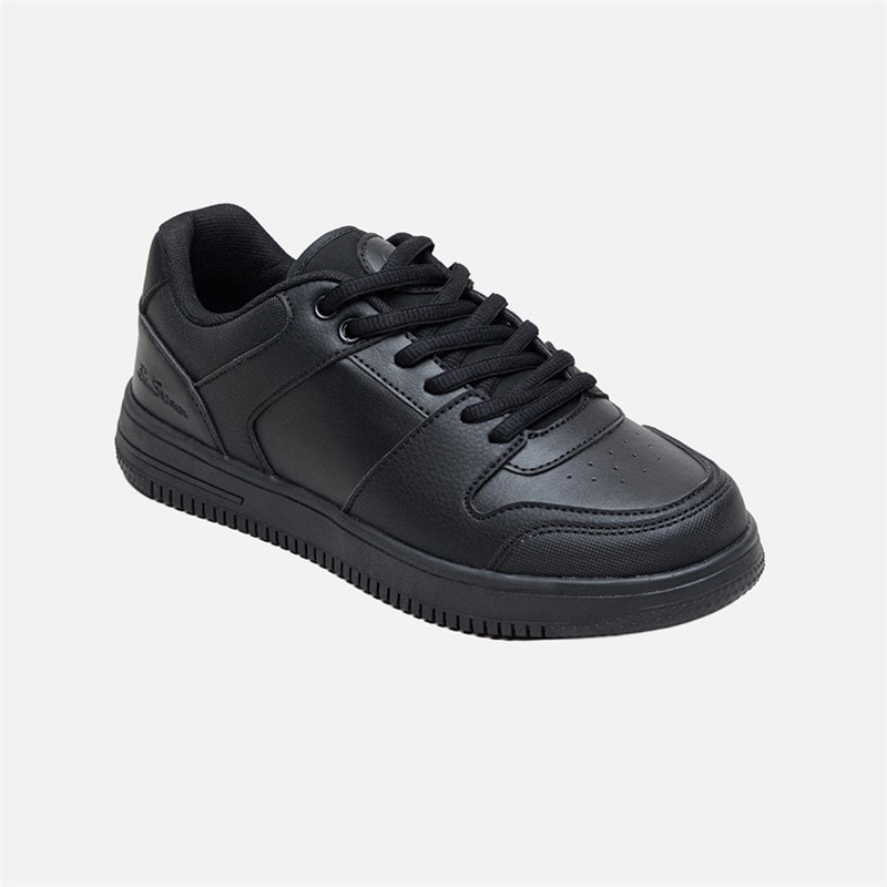 Ben Sherman Junior Boys Brooklyn Lace Trainers Black - Image 2