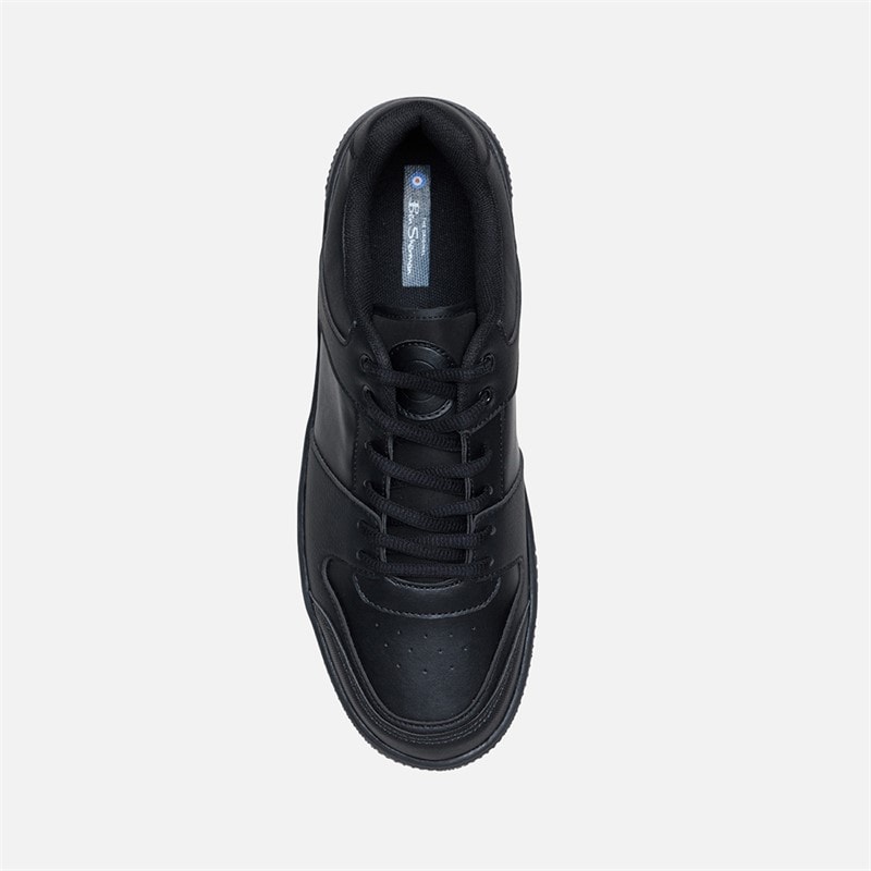 Ben Sherman Mens Brooklyn Trainers Black - Image 3